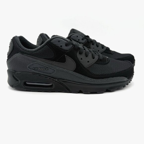 Nike Air Max 90 Sneakers Size 11.5 Men\'s Black /Anthracite HQ3828-002 New main image 5